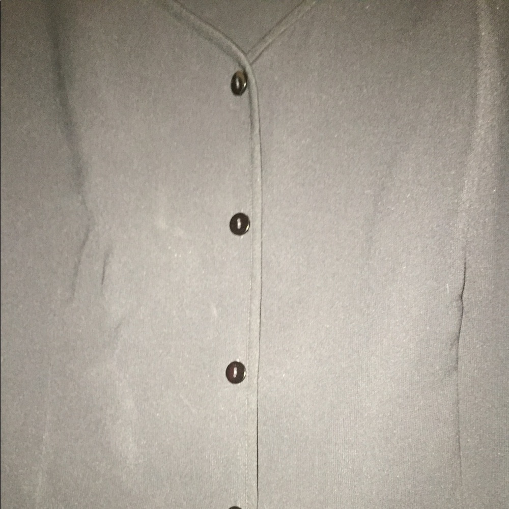 Black blazer like top size 24